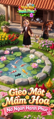 Vườn Hoa Hạnh Phúc - Gzone iPhone screenshot 1