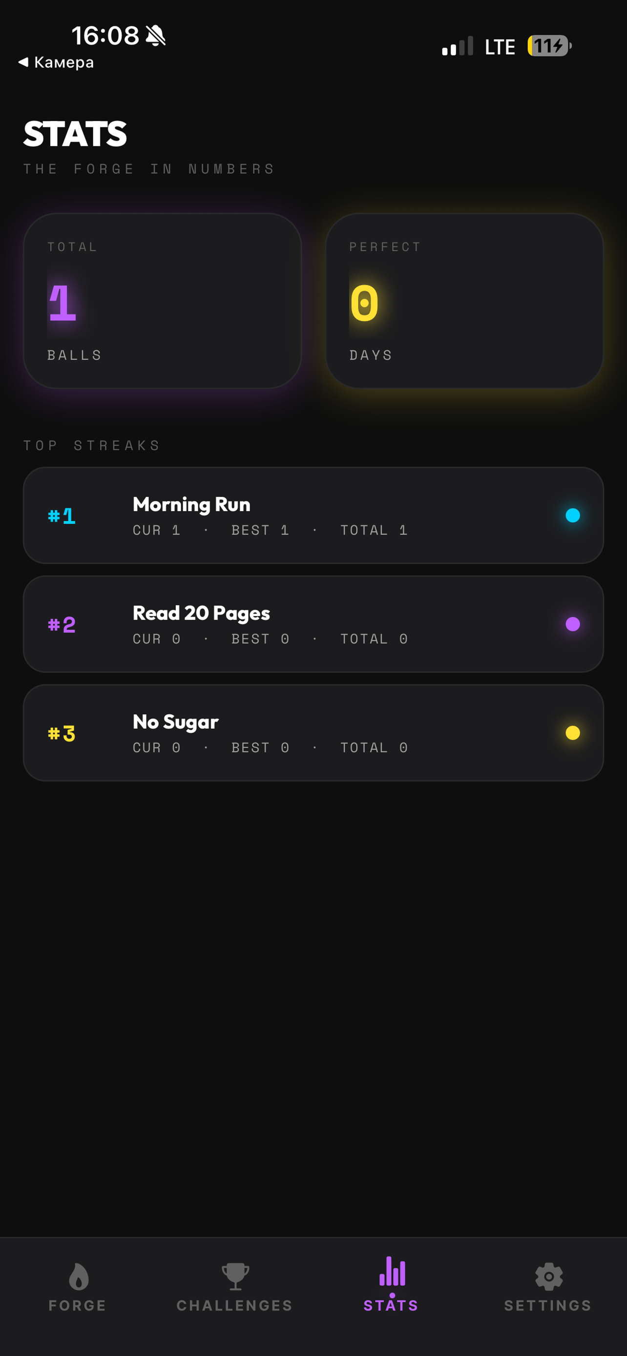 StreakForge Tracker