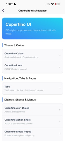 WebF Go screenshot