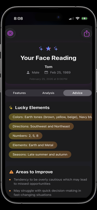 Face Reading Screenshot 5 of 8