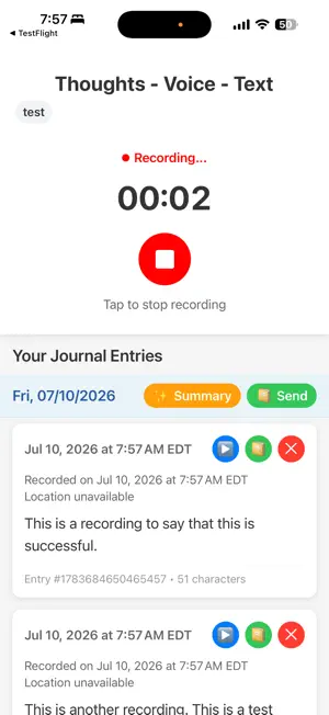 Oral Journal screenshot 2