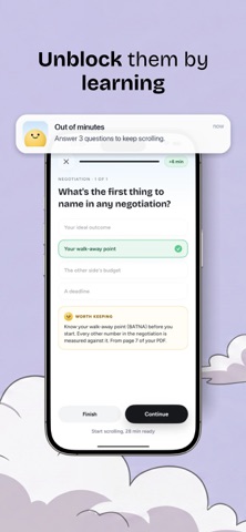 Quizlock: Learn by Scrolling Screenshot 3 of 5