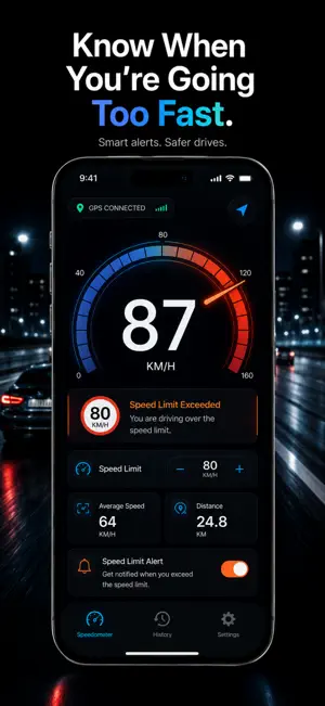 Speedometer GPS Speed & HUD screenshot 2