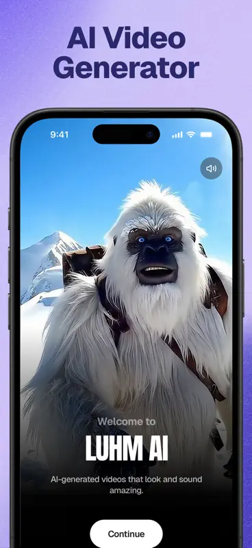 AI Video Generator - LUHM screenshot 1 of 6