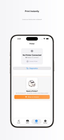 Magic Sticker Printer iPhone screenshot