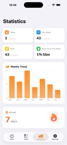 Pomodoro - Focus & Tasks Screenshot 3 of 3