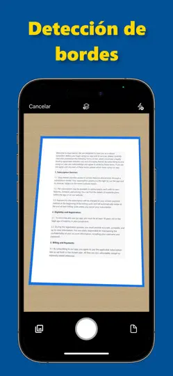 Captura de pantalla de Escáner PDF App: Page Lens en iPhone 4