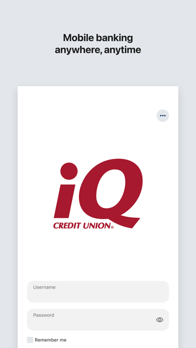 Screenshot #1 pour iQmobile Banking