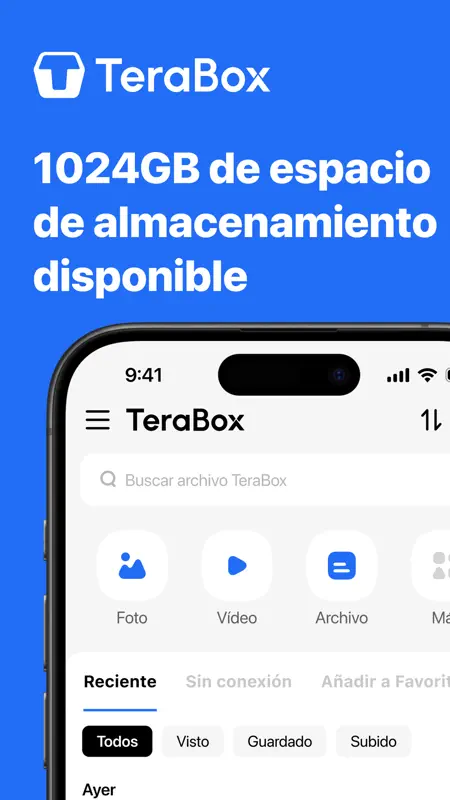 TeraBox: 1TB en la Nube e IA screenshot 1 of 7