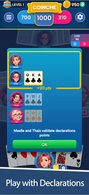 Belote & Coinche Classique screenshot 4