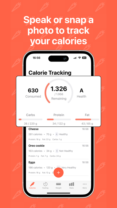 FastTrackAI Calories & Fasting Screenshot