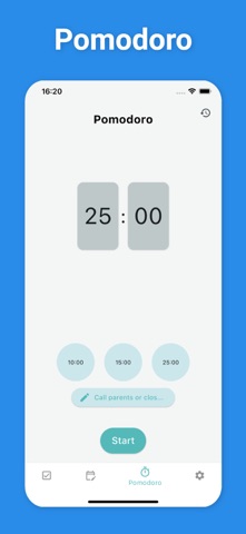 Task Manager, To-Do & Pomodoro Screenshot 5 of 5