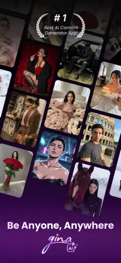 Gina AI - Photo & Video Editor iPhone Ekran Görüntüsü 1