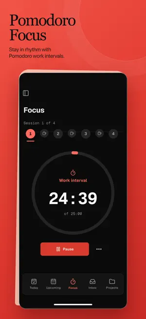 Pomodoist screenshot 2