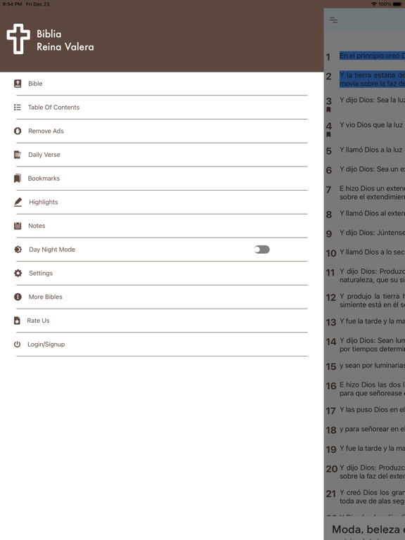 Screenshot #6 pour Biblia Reina Valera (Spanish)