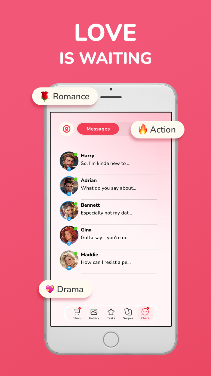 Love Eden: Chapters of Romance iOS Mod IPA screenshot 4 - iOS game interface