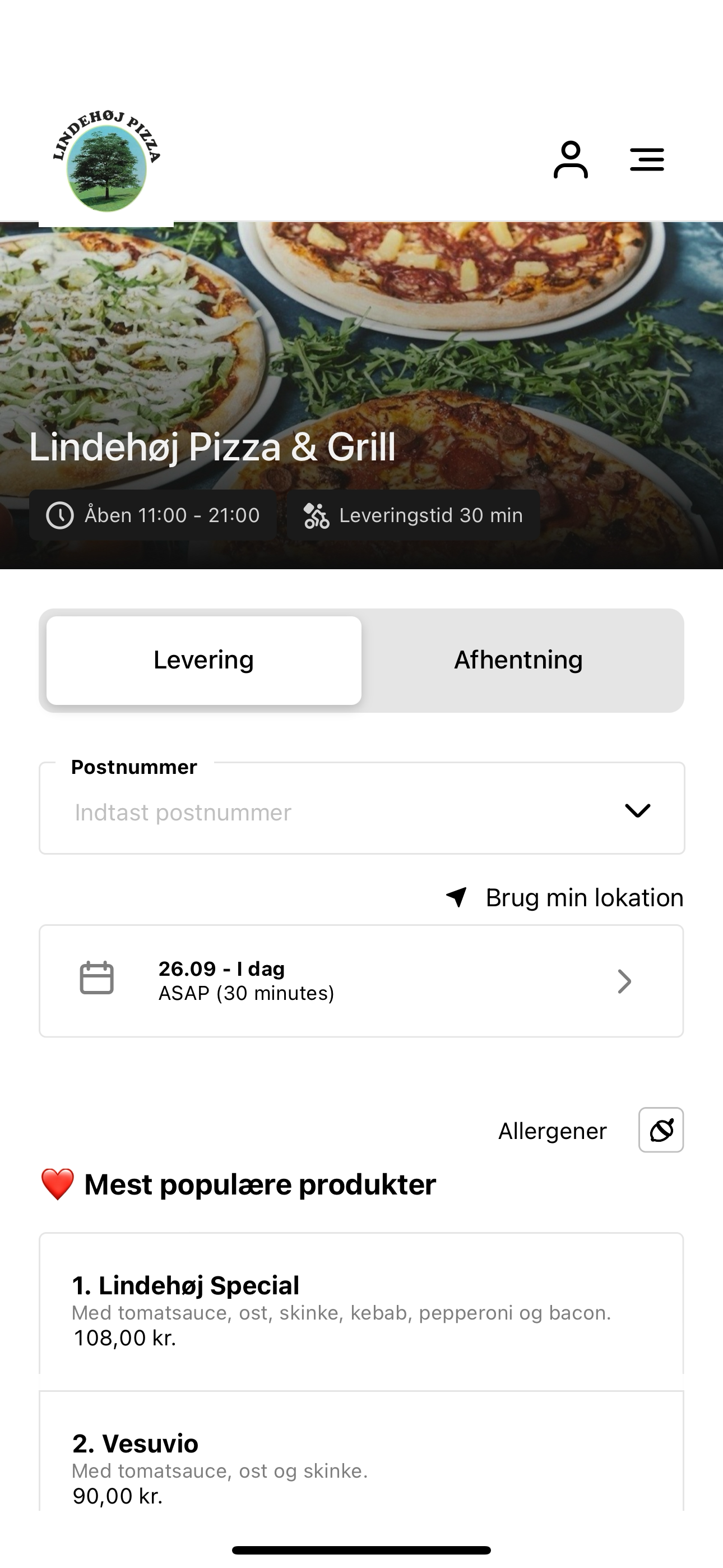 Lindehøj Pizza & Grill