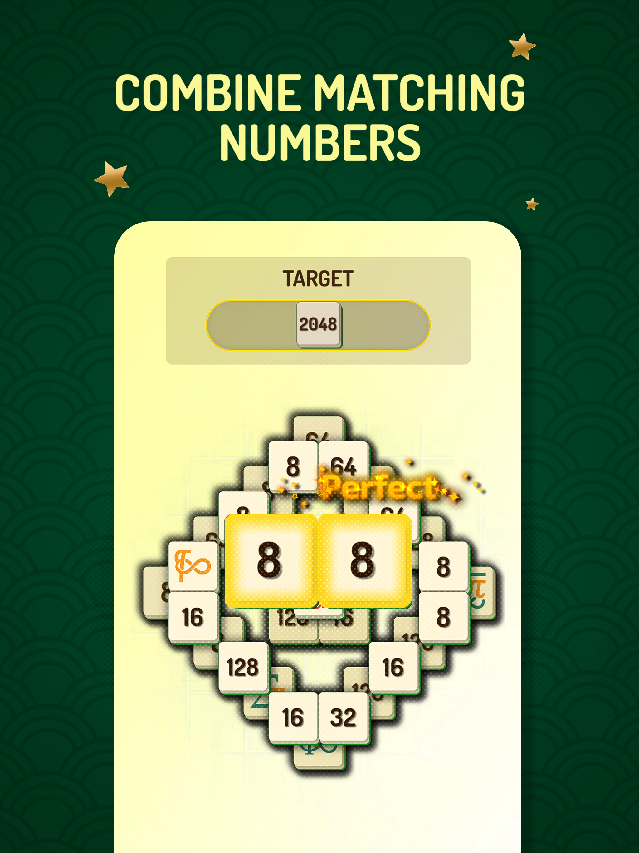 Numjong: 2048 Mahjong Puzzle screenshot 9