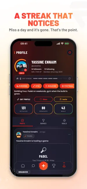 Fouz: Sports Streaks & XP screenshot 4