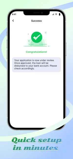 NIBS Peso-loan app quickly iPhone screenshot 4
