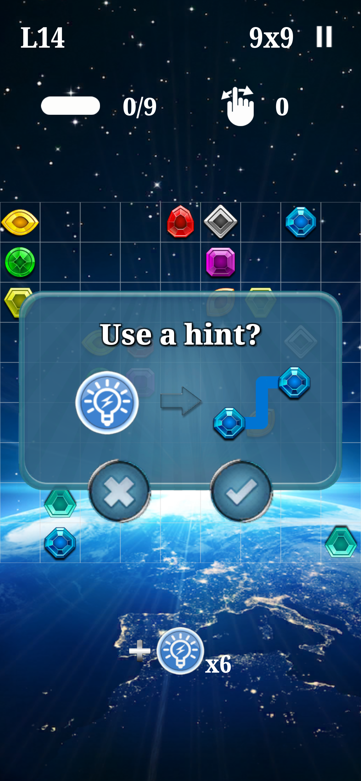Jewel Match - Race with Aliens screenshot 4