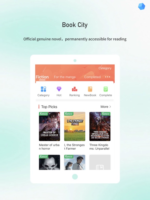 PrimeNovel iPad screenshot 4 - Book app