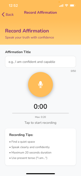 Orbit - Affirmation Notifier Screenshot 6 of 8