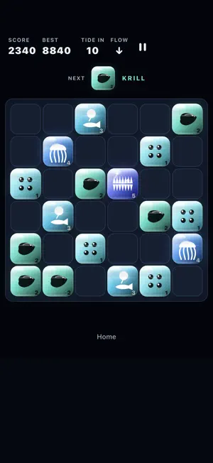 Lazy Jellyfish: Merge Tides screenshot 1