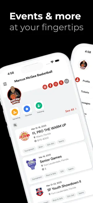 Marcus McGee Basketball screenshot 1