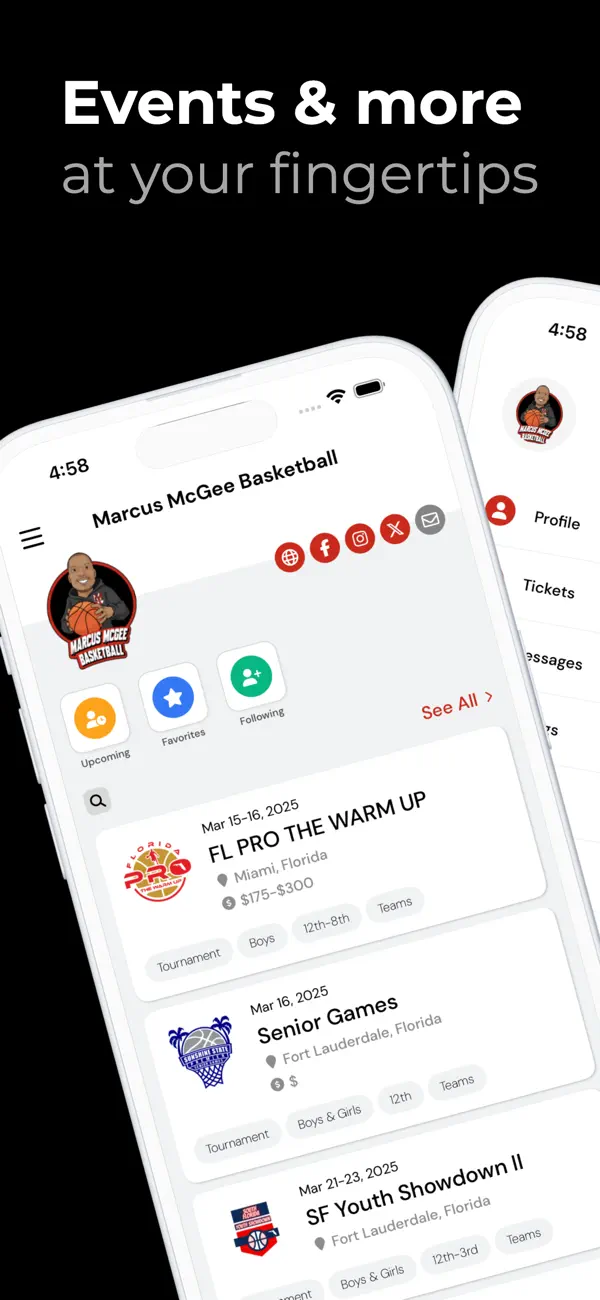 Screenshot #1 pour Marcus McGee Basketball