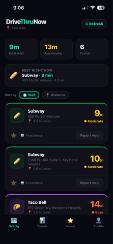 DriveThruNow screenshot