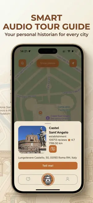 Herodot AI:ask map audio guide screenshot 1