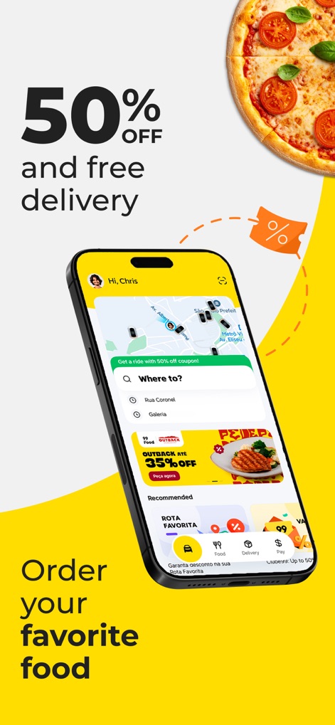 99: Rides, Food, Pay - Effortless Food Ordering