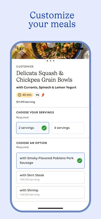 Blue Apron: Screenshot 4 von 10