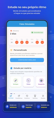 Fatec Simulados Vestibular Screenshot 2 of 7