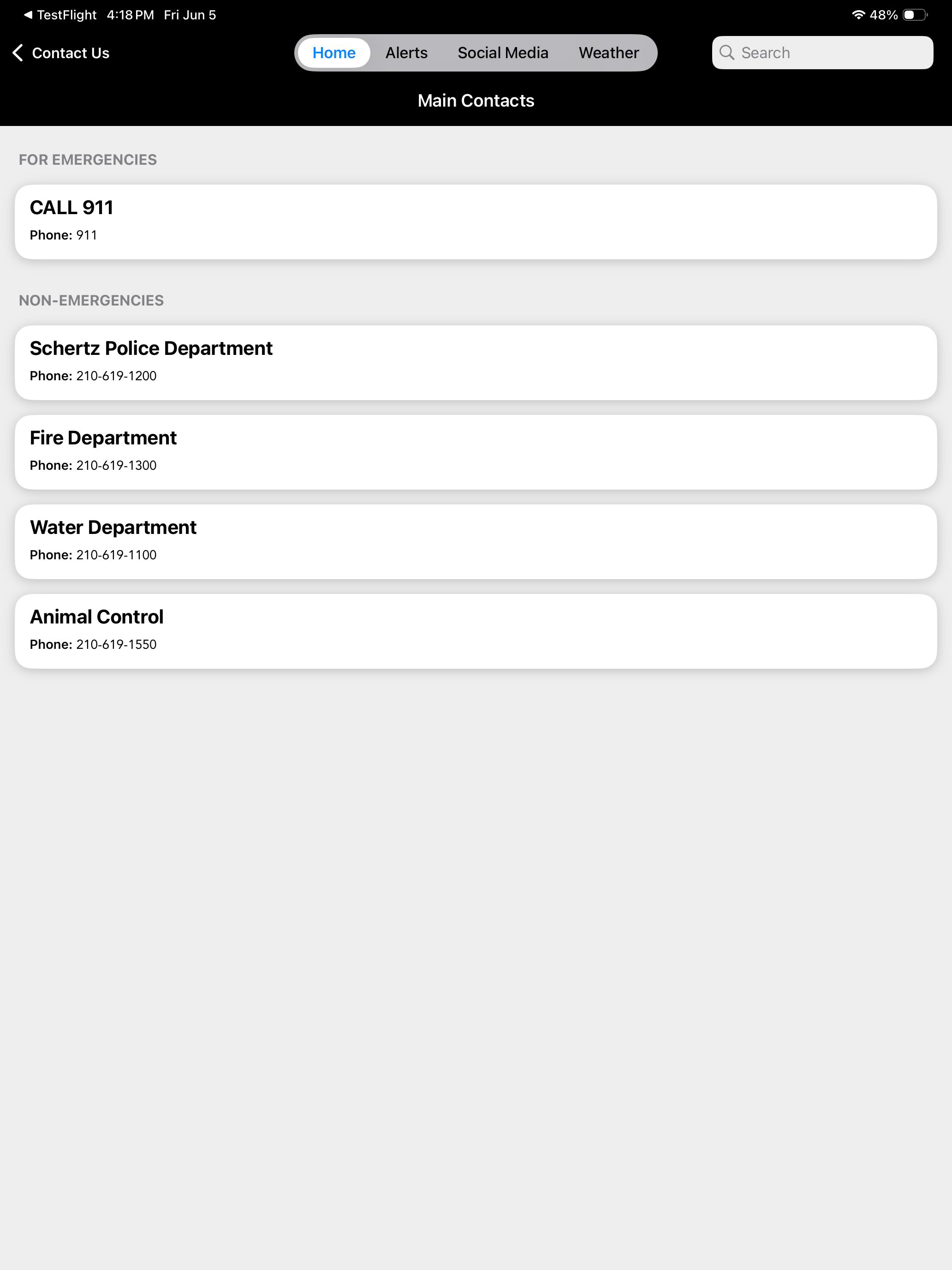 Schertz Police Department screenshot 5