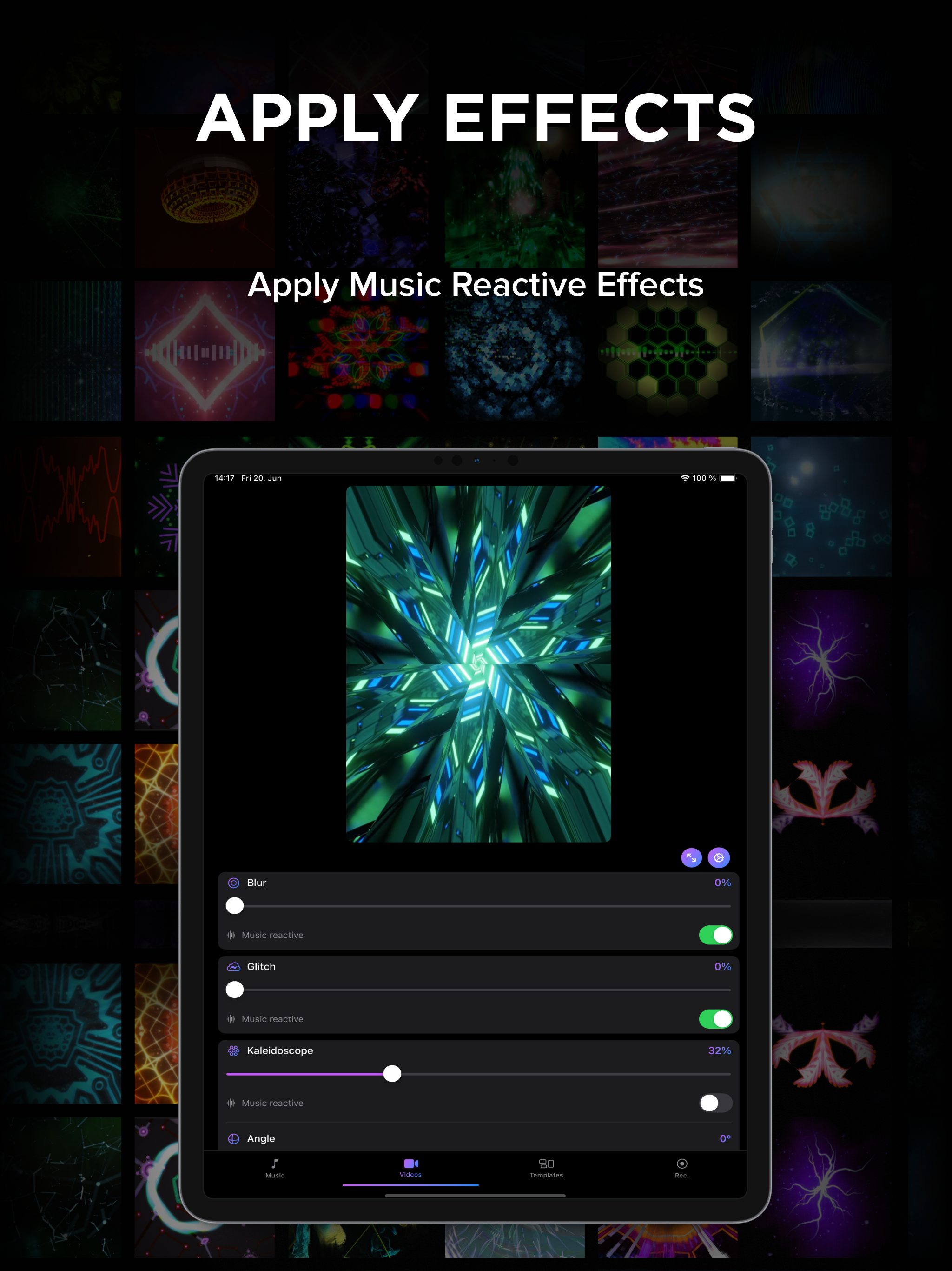 VJ Live Video FX & Beats Mixer
