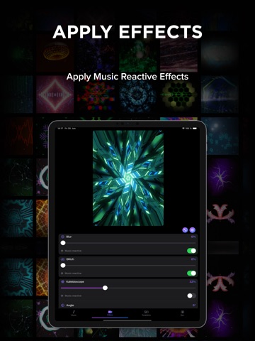 VJ Live Video FX & Beats Mixer iPad screenshot