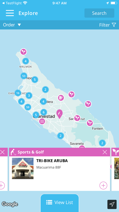 myAruba iPhone screenshot 3 - Travel app