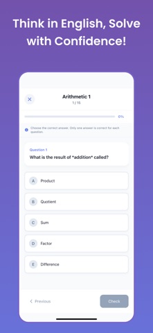 MathsEng screenshot