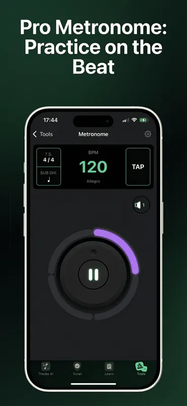 Tuner Pro: Guitar Tuner & Tab screenshot 4 of 5