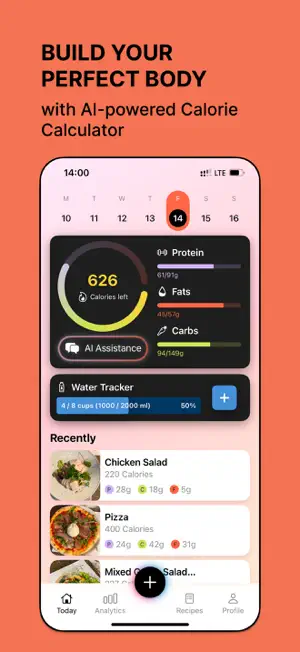 Cal Count AI - Food Tracker screenshot 1
