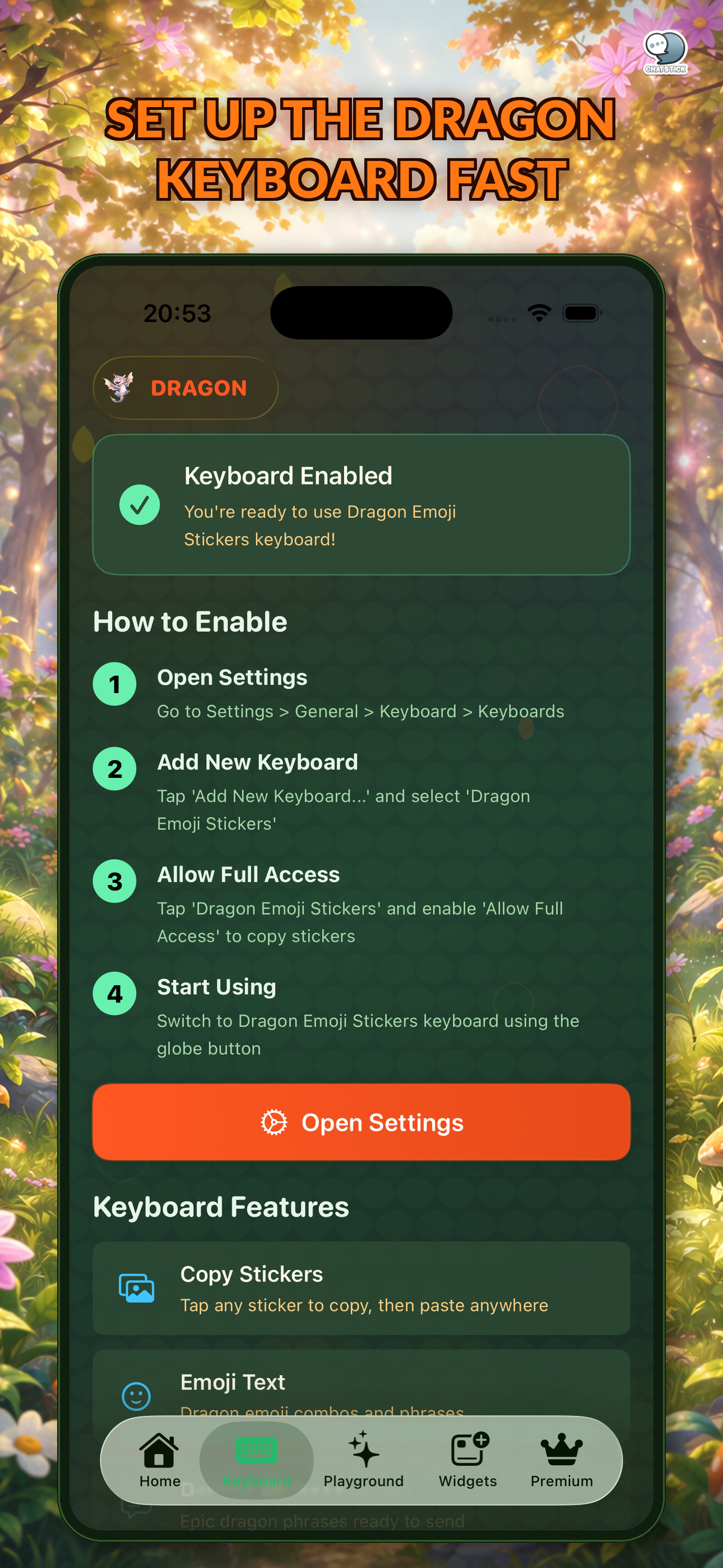 Dragon Emoji Stickers by CS screenshot 5