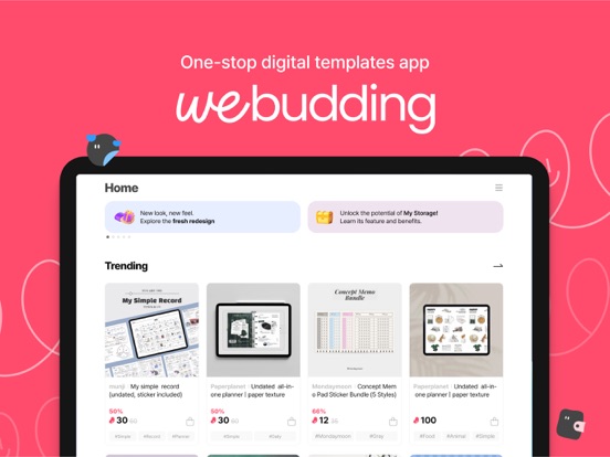 Webudding: Digital Templatesのおすすめ画像1