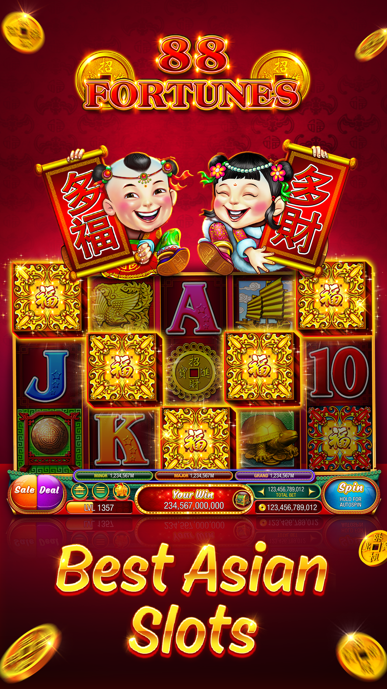88 Fortunes Slots Casino Games screenshot 5