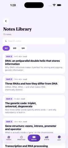 VCE Study Biology iPhone screenshot