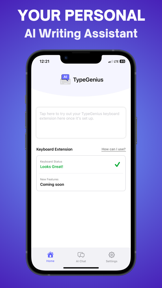 #4. AI Writing Keyboard TypeGenius (macOS) 来自: Andrew Lee Ventures LLC