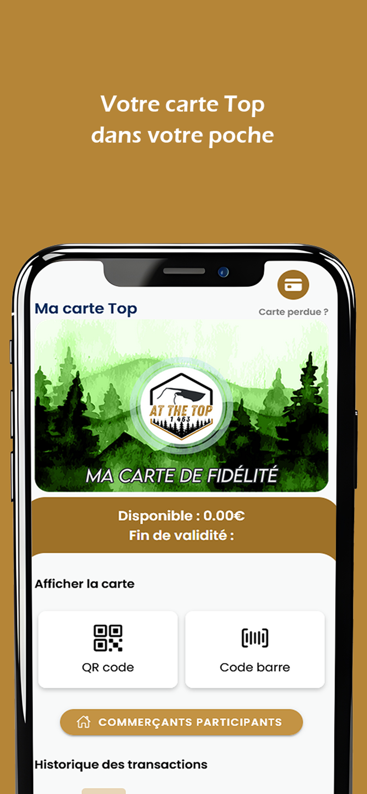 Carte Top – Fidélité & cadeaux