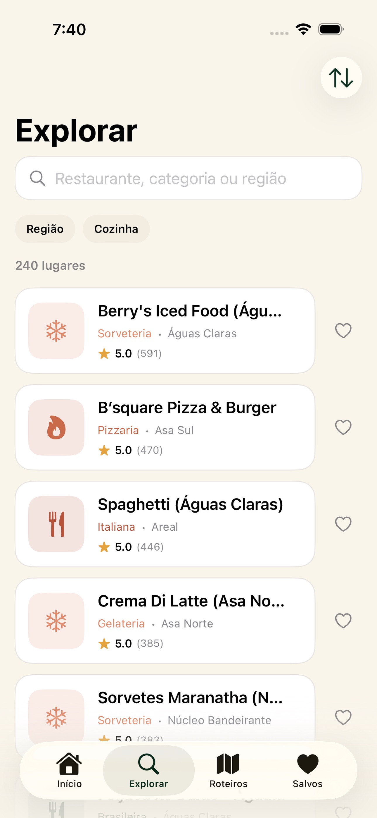 Screenshot 4 of Restaurantes Brasília