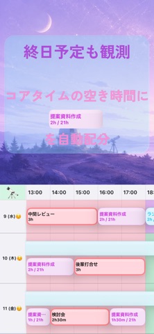 TimeObserver のスクリーンショット